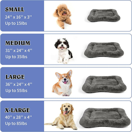 Dog Bed Large Size Dogs, Washable Dog Crate Bed Cushion, Dog Crate Pad Large Dogs 36 INCH
