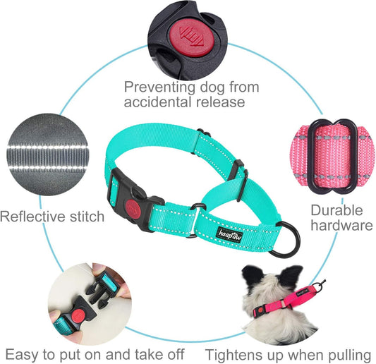 Quick Release Buckle Reflective Dog Training Collars