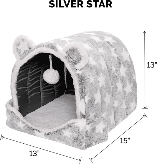 Washable Bed Cave for Indoor Cats & Small Dogs