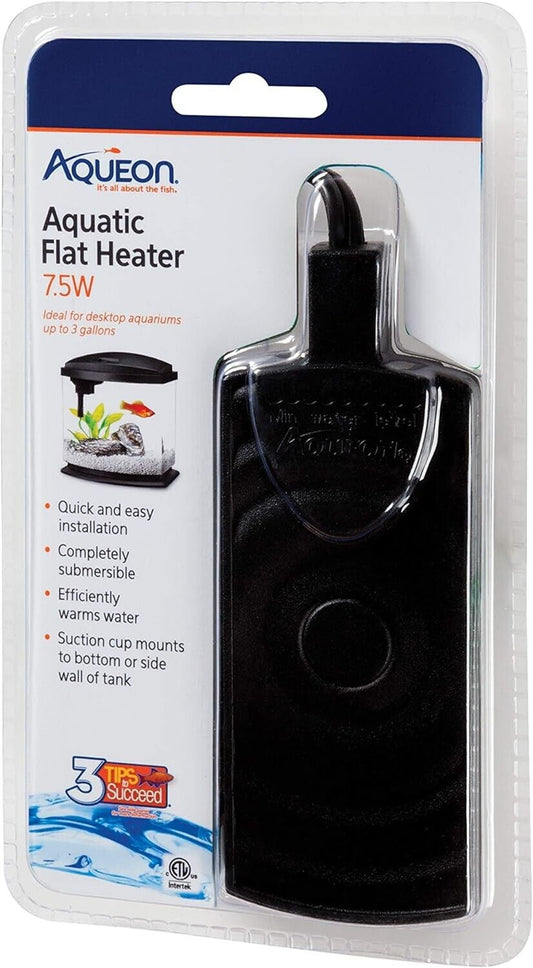 Aqueon Mini Flat Heater for Small Aquariums, 7.5 Watts