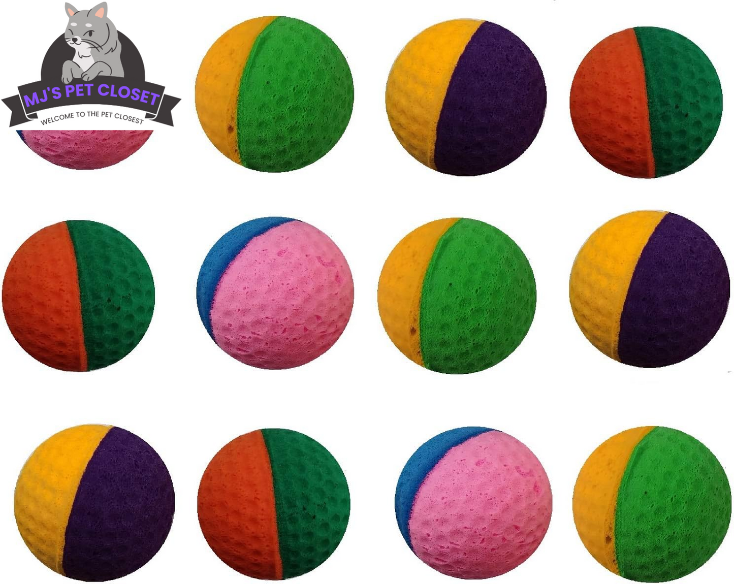 Playtime just got a whole lot cuter with our Mini Cat Foam Soccer Balls! 🐾🎉 Perfect for your furry friend! 🐱💚💙 #CatToys #PetPlaytime