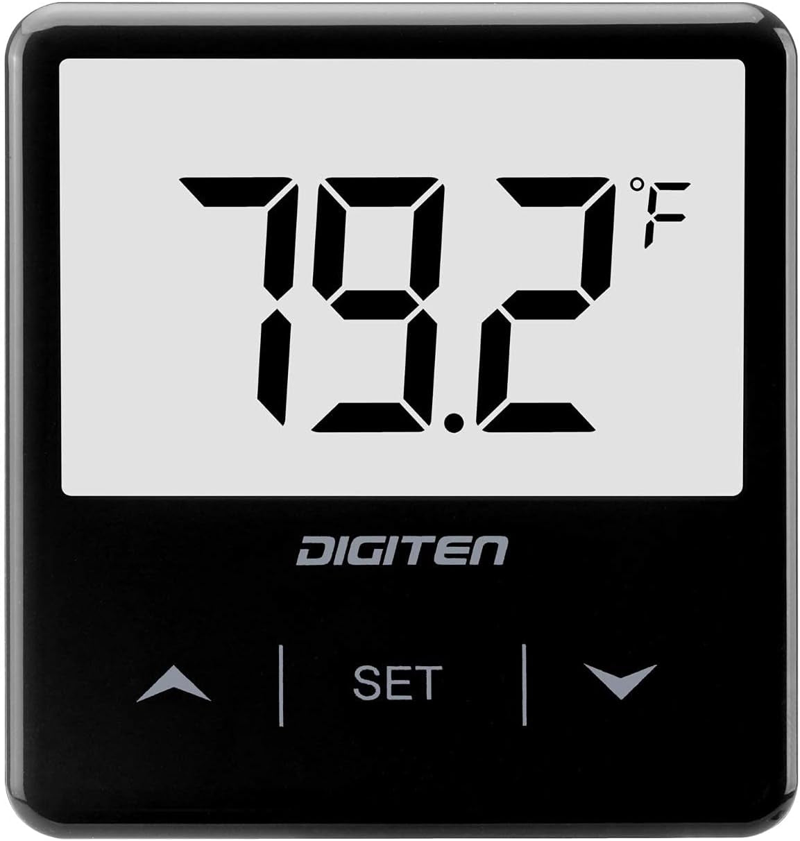 Digital Aquarium Thermometer, Fish Tank Thermometer with Large LCD Display, Stick-On Tank Temp Sensor Ensures Accurate Reading, High/Low-Temperature Alarm Aquarium Thermometer