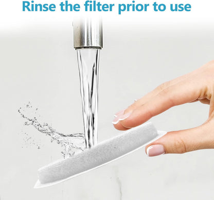 Cat Water Fountain Filters, Replacement Carbon, Resin Filters for D30 67Oz/2L Automatic Pet Fountain Cat Water Fountain Dog Water Dispenser, 4 Filtration System(6Pcs 67Oz/2L Filters)