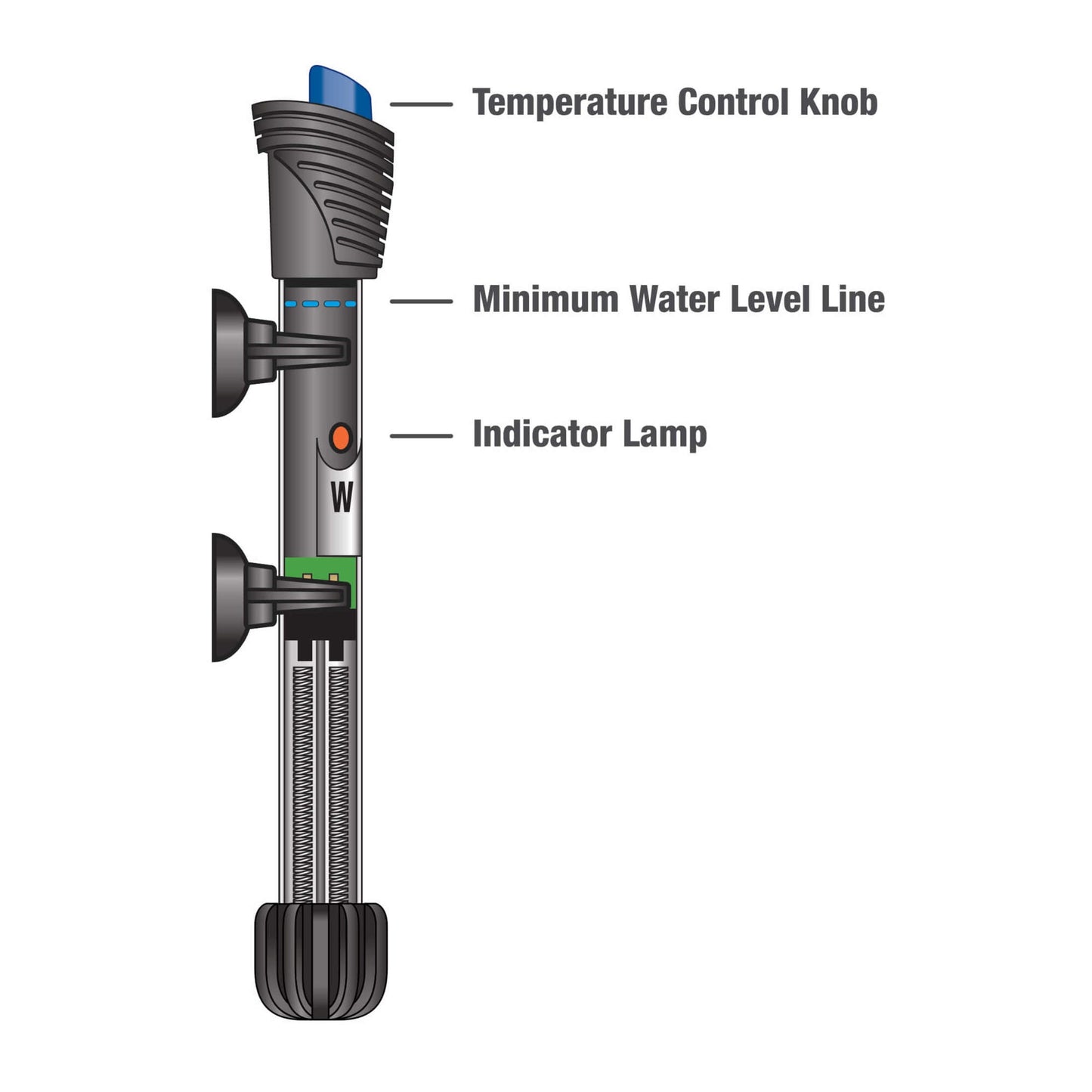 Submersible Aquarium Heater, up to 55 gallon 