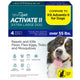 Protect Your Pup with Activate II Flea and Tick Prevention - Topical Drops for Extra Large Dogs (55+ lbs) - 4 Month Supply!