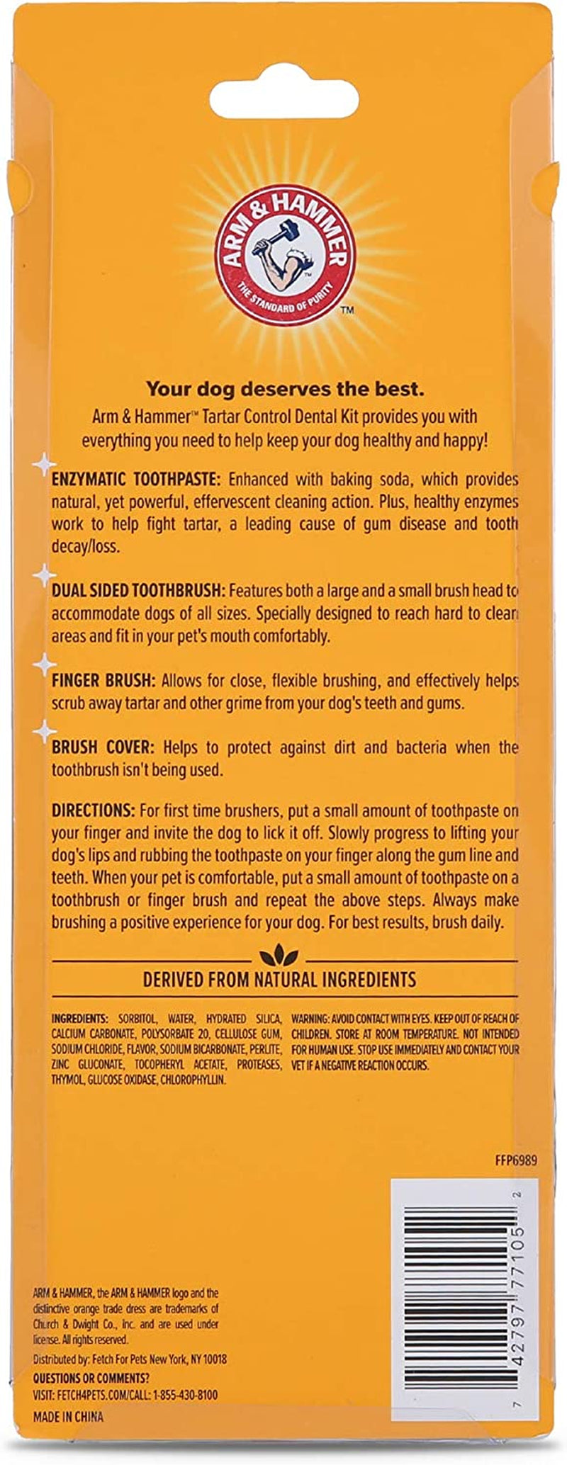 for Pets Tartar Control Kit for dogs 