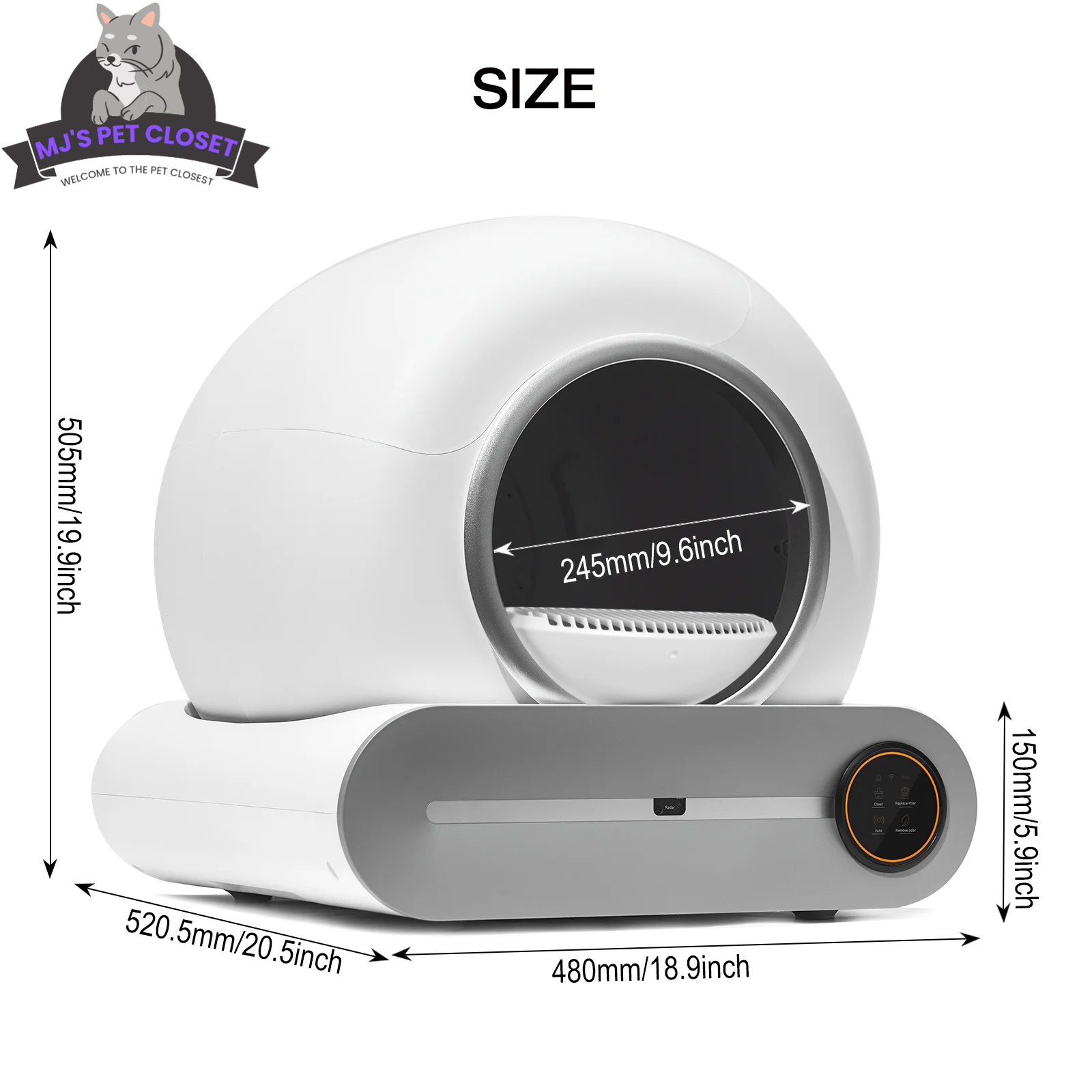 Say goodbye to messy litter! 🐾✨ Meet the Smart Self-Cleaning Litter Box with App Control and Safety Features! Perfect for busy cat parents! 😻📱