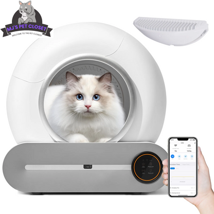 Say goodbye to messy litter! 🐾✨ Meet the Smart Self-Cleaning Litter Box with App Control and Safety Features! Perfect for busy cat parents! 😻📱