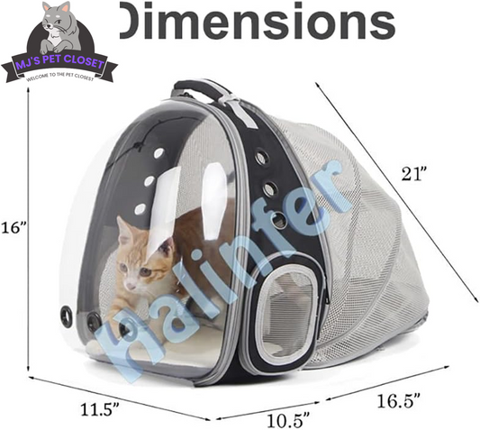 🚀✨ Cat Bubble Backpack with Fan - Perfect for Your Furry Astronaut! 🐾🐱 Fits Cats & Small Puppies up to 12 lbs! 🌌💖